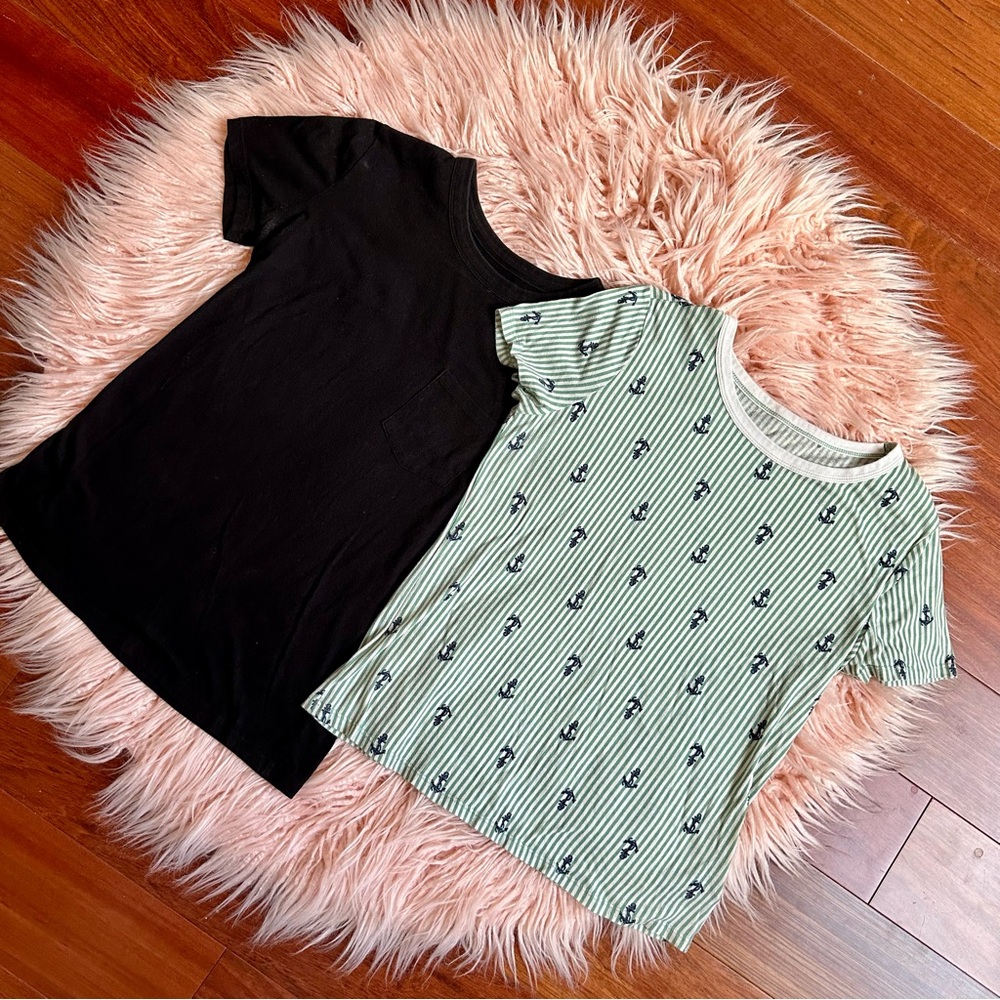 Urban Outfitters Bundle Of Tshirts Black Sailor Anchor